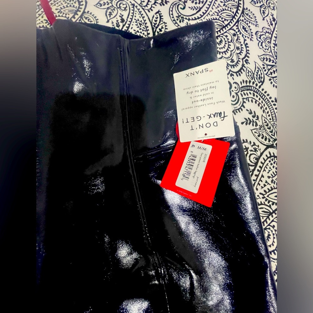 New Spanx glossy patent tights!